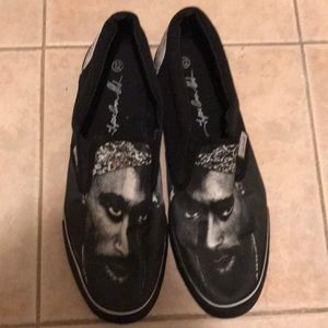 Tupac shakur makavelli slip on shoes